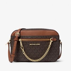 Micheal Kors Jet Set Large Crossbody Purse